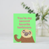 愛らしい小さなハービボアはがき ポストカード (スタンド正面)