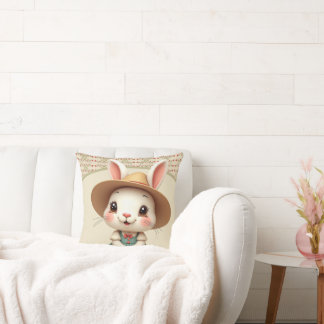 愛らしい小さなバニーウサギ クッション