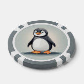 愛らしい小さなペンギン ポーカーチップ (シングル)