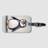 愛らしい小さなペンギン ラゲッジタグ (正面横)