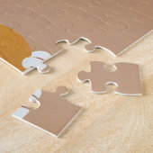 愛らしい小さなライオンパーソナライズされたの子ども ジグソーパズル (側面)