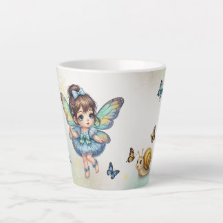 愛らしい小さな妖精 カフェラテマグ