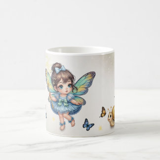 愛らしい小さな妖精 コーヒーマグカップ