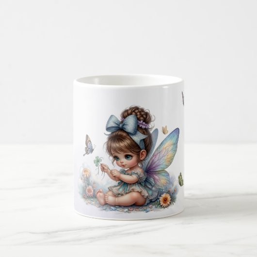 愛らしい小さな妖精 コーヒーマグカップ (中央)