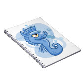 愛らしい小さな漫画のシーホース ノートブック (右側)