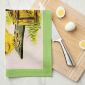 愛らしい小さな魔術師 キッチンタオル (四つ折り)