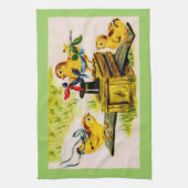 愛らしい小さな魔術師 キッチンタオル (縦)