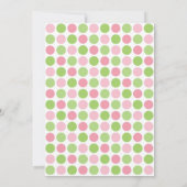 愛らしい小妖精の招待状 招待状 (裏面)