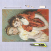 愛らしい少女2人(Mary Cassatt) 薄葉紙 (クラフト)