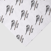 愛らしい山《鳥》アメリカゴガラ図解入りの、写真付きの鳥 薄葉紙 (詳細)