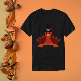愛らしい巡礼者トルコ感謝祭 Tシャツ