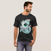 愛らしい幽霊ナマズ Tシャツ (正面フル)