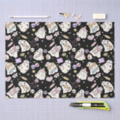 愛らしい幽霊漫画デザイン 薄葉紙 (クラフト)