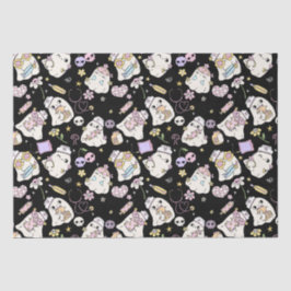 愛らしい幽霊漫画デザイン 薄葉紙