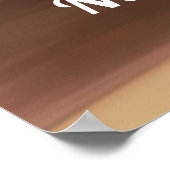 愛らしい建築ワーカードッグかわいい子犬アート ポスター (角)