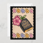 愛らしい復活祭はがき シーズンポストカード (正面/裏面)