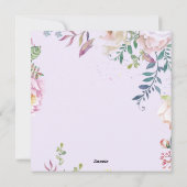 愛らしい復活祭 シーズンカード (裏面)