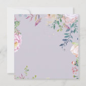 愛らしい復活祭 招待状 (裏面)