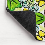 愛らしい応援の手絵を描 マウスパッド (コーナー)