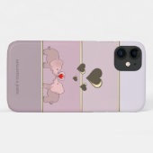 愛らしい恋する象 Case-Mate iPhoneケース (裏面(横))