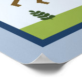 愛らしい恐竜1ウォールアートポスター ポスター (角)