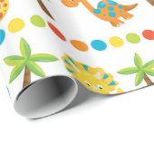 愛らしい恐竜 ラッピングペーパー (ロールコーナー)