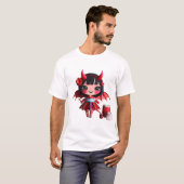 愛らしい悪魔の人形 Tシャツ (正面フル)