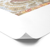 愛らしい愛の鳥の芸術を愛する完璧なカップルお洒落。 ポスター (角)