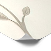 愛らしい愛の鳥フォーエバーイラストレーション ポスター (角)