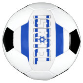 愛らしい愛国心を持つイスラエル国旗 サッカーボール (回転)