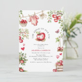 愛らしい我が子の誕生を祝うベイビーシャワー 招待状 (スタンド正面)