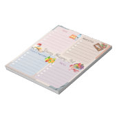 愛らしい数々の色の食料品ショッピングリスト ノートパッド (回転)