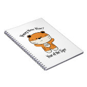 愛らしい新年2022年タイガー ノートブック (右側)