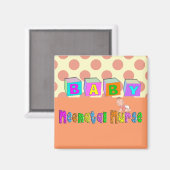 愛らしい新生児ナース マグネット (正面/裏面)