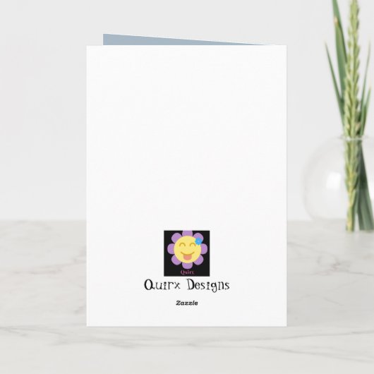 愛らしい日アフリカ/アフリカ系アメリカ人あいさつ空白のき カード (裏面)