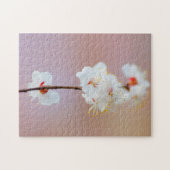 愛らしい日本のアプリコットの春 ジグソーパズル (横)