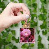 愛らしい春のピンクの桜の花 キーホルダー (手)