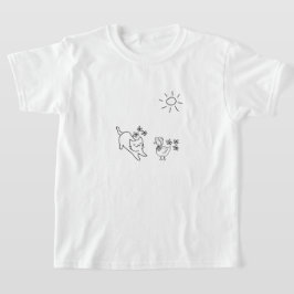 愛らしい春の子供 Tシャツ