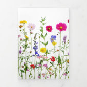 愛らしい春結婚の季節 三つ折り招待状 (カバー)