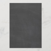 愛らしい書道用テーブルの座席カード メニュー (裏面)