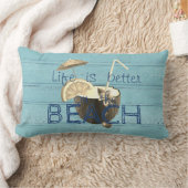 愛らしい木の質感、ココナッツコッテール ランバークッション (ブランケット)