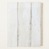 愛らしい木の質感、ヒトデ、ビーチ プランナー手帳 (裏面)