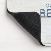 愛らしい木の質感、ヒトデ、ビーチ マウスパッド (コーナー)