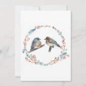 愛らしい東ブルーバードカップルハッピーバースデー (正面)