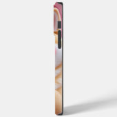 愛らしい柴犬とレインボーバブルティーフォン Case-Mate iPhoneケース (裏面 / 左)