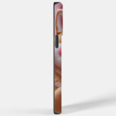 愛らしい柴犬とレインボーバブルティーフォン Case-Mate iPhoneケース (裏面 / 右)