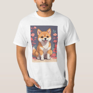 愛らしい柴犬Tシャツ – 愛犬向け Tシャツ