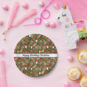 愛らしい格言とマッシュルームパーソナライズされた ペーパープレート (パーティー)