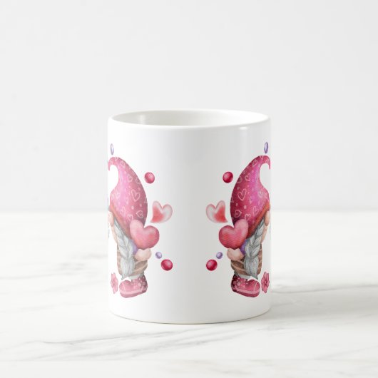 愛らしい格言カップルのバレンタインデーコーヒーマグ コーヒーマグカップ (中央)