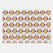 愛らしい格言クリスマスクリスマスキッズ ラッピングペーパーシート (正面2)